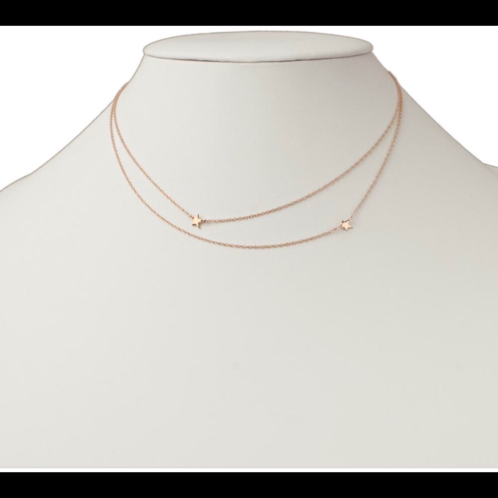 Jennifer Zeuner Star Double Necklace 30$